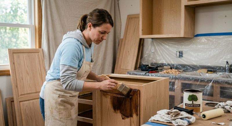 Cabinet Staining Service in Lafayette, IN