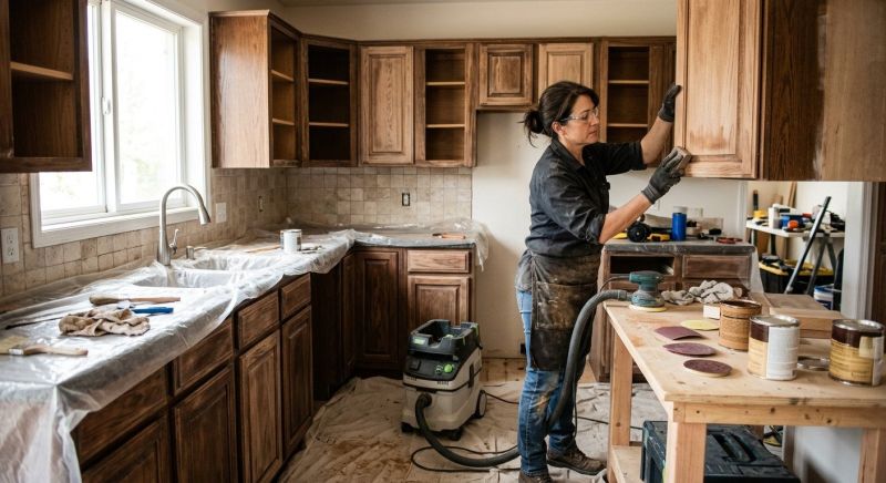 Kitchen Cabinet Refinishing in Terre Haute, IN