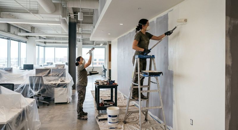 Reception Area Painting in Boulder, CO