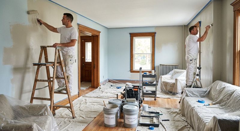 Townhouse Interior Painting in Waco, TX