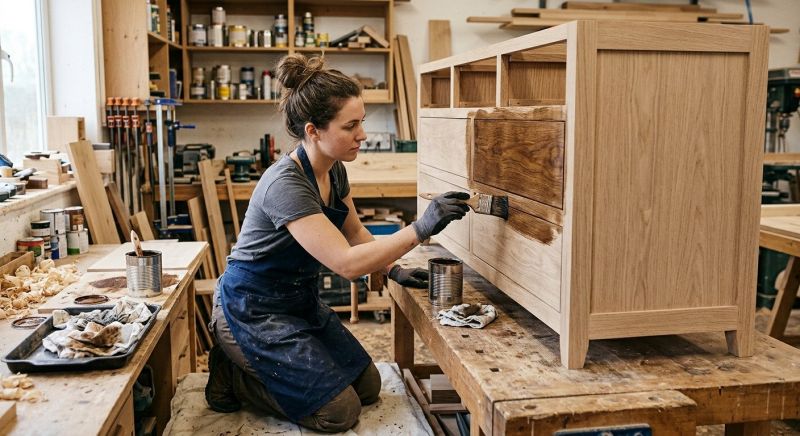 Wood Cabinet Staining in Cincinnati, OH